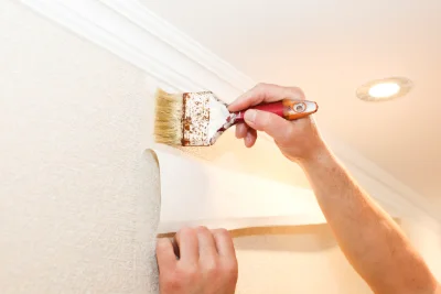 Pose de papier peint à Rabouillet — revêtements muraux et toiles de verre